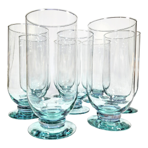 Late 20th Century Coastal Goblets- Set of Eight