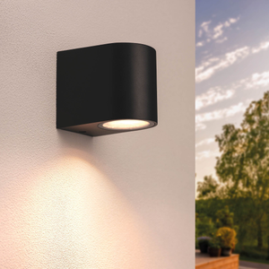 Dimmbare LED Wandleuchte - Sacramento - 3W - 2700K - Schwarz
