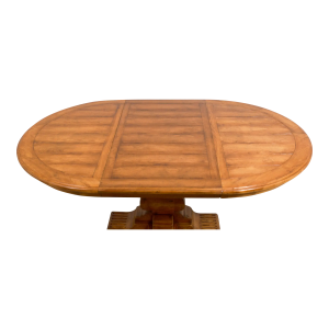 Guy Chaddock Round Country Distressed Dining Room Table