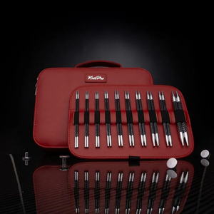 Coffret aiguilles à tricoter circulaires KnitPro Karbonz Elan