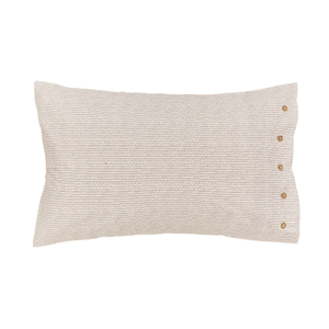 Harun Pair of Standard Pillowcases, Charcoal & Tan