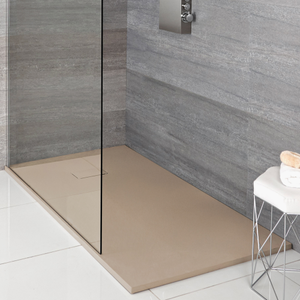 Milano Rasa - Sand Slate Effect Shower Tray - 1700mm x 900mm - without Riser Kit