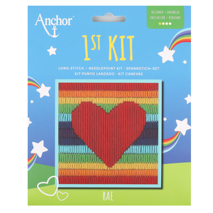 Mon 1er kit canevas - Coeur