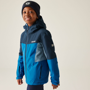 Regatta Kids Beamz Insulated Waterproof Jacket - 9 - 10 Yrs / Moroccan Blue/Blue