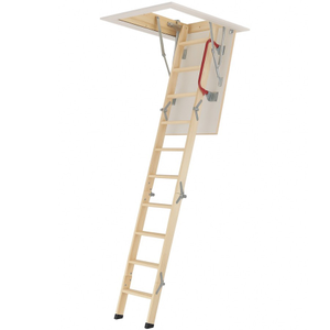 3 Section Wooden Loft Ladder Hi-therm