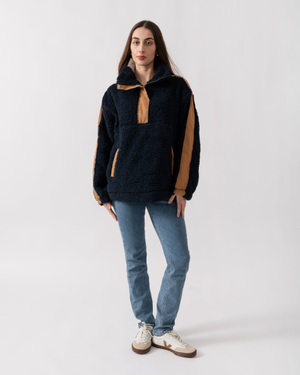 Joules Tilly Womens 1/4 Zip Fleece - Navy