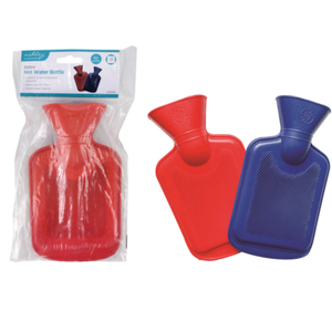 Ashley 500ml Hot Water Bottle – Natural Rubber, Compact Size