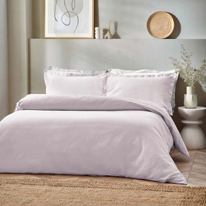 SUPERKING DUVET COVER Waffle Blush