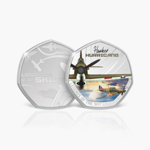 Legends Of The Skies Hurricane Silver-Plated Commemorative