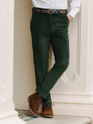 Pine Tapered Corduroy Trousers