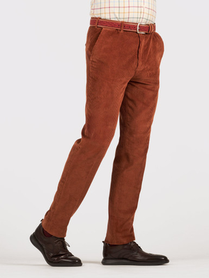 Toffee Tapered Corduroy Trousers