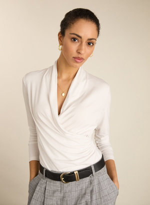 Gylda Wrap Top - UK 18 | EU 44 | US 14 / Pure White