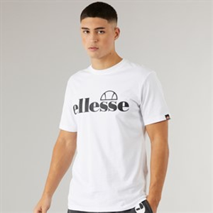 Ellesse Mens Fuenti Logo T-Shirt White