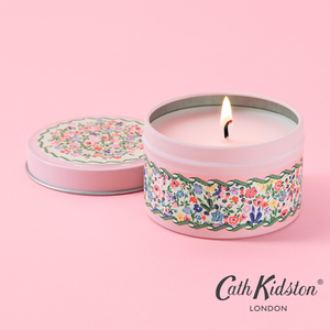Cath Kidston Pink Floral Ditsy Tin Candle