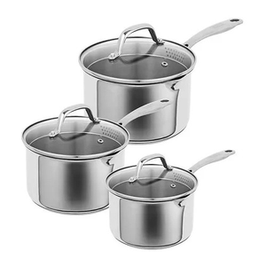 Kuhn Rikon 37853 All Round Plus 3 Piece Saucepan Set