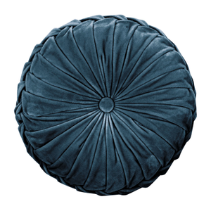 Laura Ashley Rosanna 35cm x 14cm Round Filled Cushion Dark Seaspray