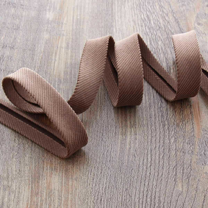 Biais velours côtelé - Marron clair