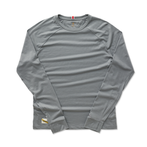 Tracksmith Mens Harrier Long Sleeve Tee - Sedona Sage - AW25