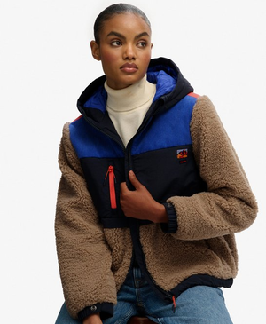 Sherpa Fleece Jas Met Capuchon