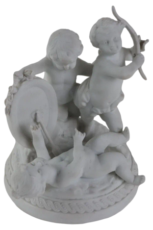 Vintage Porcelain Cupid Figurine