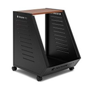 Trojan Pro Teneo 13U Wheeled Studio Rack Unit, Cherry