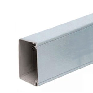Falcon RVC42 100 x 50mm PVC Cable Trunking 3mtr Length White c/w Lid
