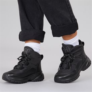 UGG® Womens Yose Puffer Lace Boots Black