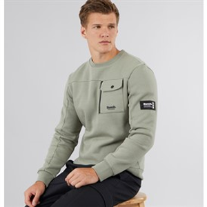 Bench Mens Rissio Utility Sweatshirt Sage