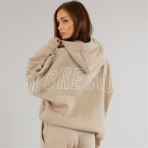 L'amore Couture Womens Norwalk Hoodie Taupe