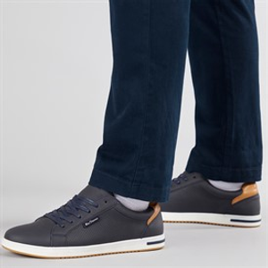 Ben Sherman Mens Detour Perf Shoes Navy PU