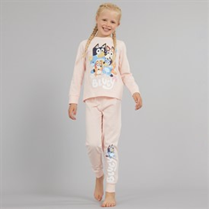 Bluey Girls Pyjama Set Pink