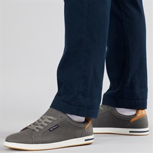 Ben Sherman Mens Detour Perf Shoes Grey PU