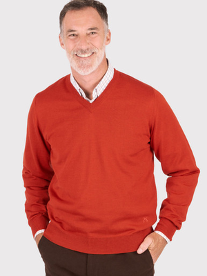 Spice Merino V-Neck Jumper