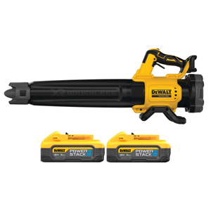 Dewalt DCMBL562 18V XR Cordless Brushless Axial Leaf Blower With 2 x 5Ah Powerstack Batteries