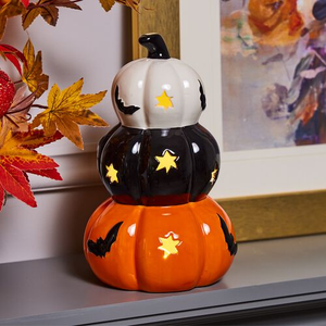 Light Up Pumpkin Stack