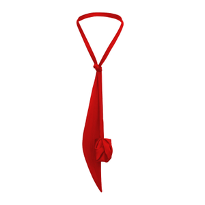 Versatile Transformable Handmade Tie-Belt Red (one size)