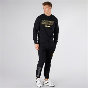 Money Mens Compound Crew Tracksuit Black