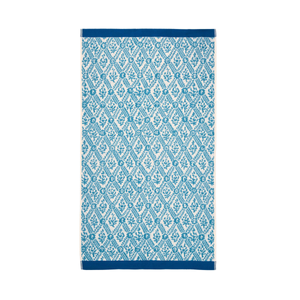 St John's Trellis Towels, Turquoise