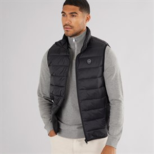 JACK & JONES Mens Wilson Gilet Black