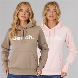 Bench Womens Two Pack Hoodies Light Pink Dark Taupe