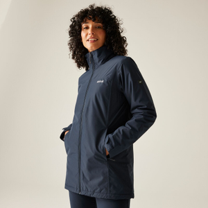 Regatta Womens Tamlin Insulated Long Length Waterproof Jacket - 16 / Navy
