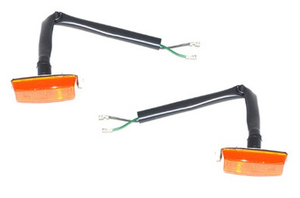LRC2887 | PRC7044 - Pair of Side Repeater Lamp for Defender from 331793 to LA939975 - Fits up to 1993