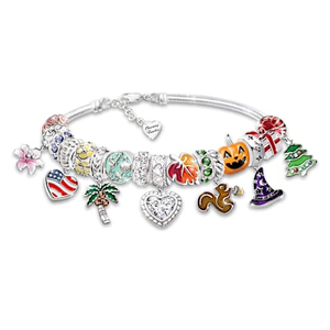 Charming Touches Seasonal Charm Collection With Bracelet