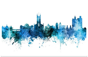 Stoke-on-Trent England Skyline