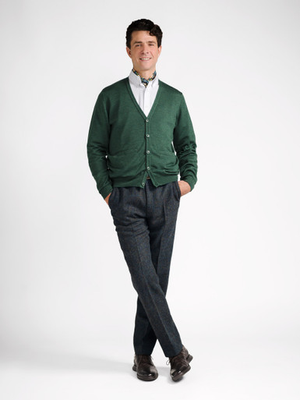 Pine Merino Cardigan