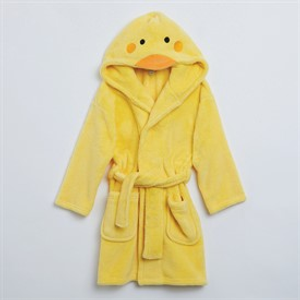 Kangaroo Poo Boys Duck Dressing Gown Yellow