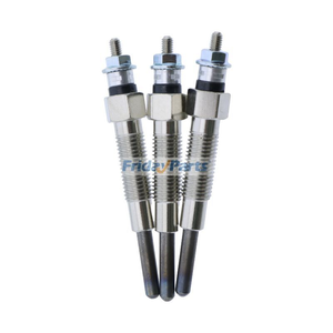 3 Pcs Glow Plug for Mitsubishi Engine S3L2 S3L Peljob Excavator EB250 EB300 EB306 