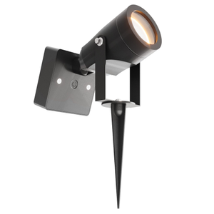 Spot à Piquer Solaire LED - IP44 - 3000K - Noir