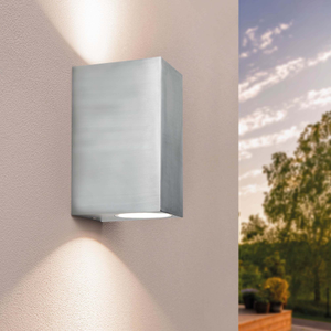 Applique murale extérieure – Cube - Acier Inox – Deux faces