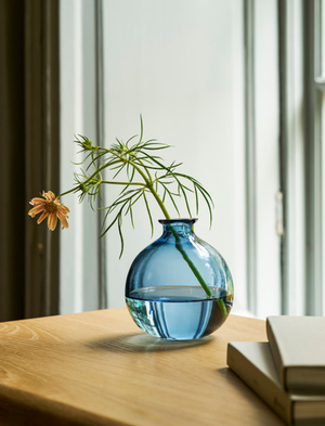 Clearwell Bud Vase - Recycled Glass, Ink